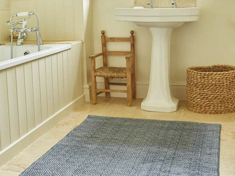 Turquoize Bathroom Runner Extra Long Bathroom Rug Dove